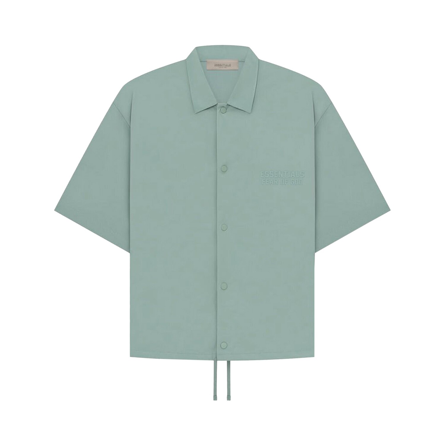 

Нейлоновая рубашка с короткими рукавами Fear of God Essentials, цвет Сикамор