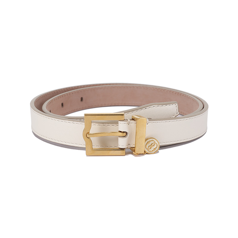

BALLY Женский кожаный ремень из коровьей кожи шириной 2 см, Beige
