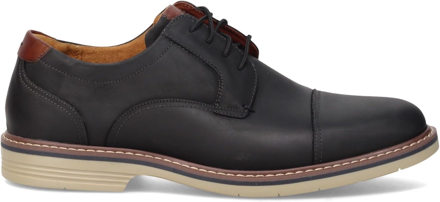 Мужские оксфорды Florsheim Norwalk с застежкой на носке, черный — фото 2