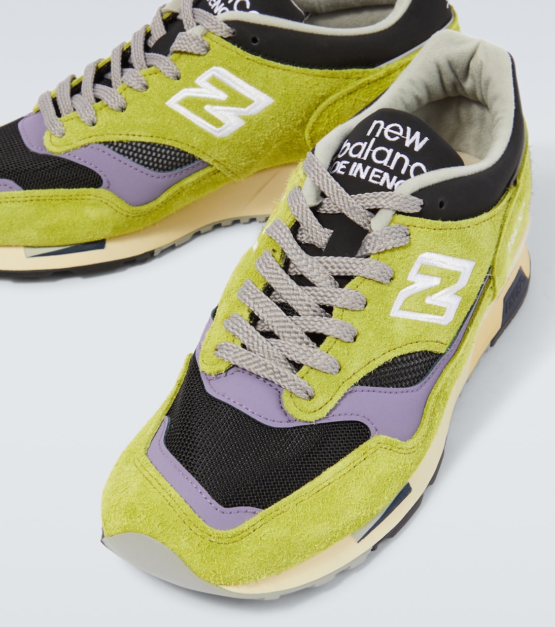 Сделано в Великобритании, кожаные кроссовки 1500 года New Balance, Green Oasis — фото 3