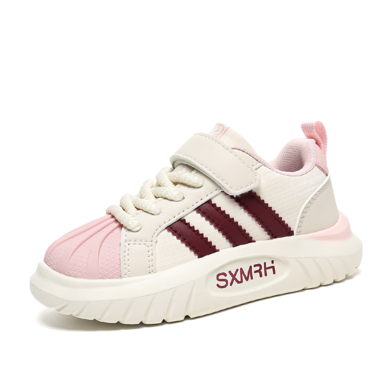 

Нескользящие амортизирующие устойчивые к истиранию водонепроницаемые кроссовки Skateboard для детей Binary, розовый