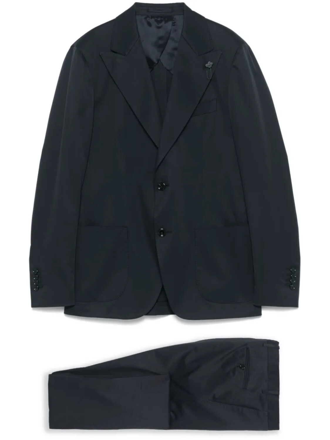 

Костюм из хлопка Lardini, синий