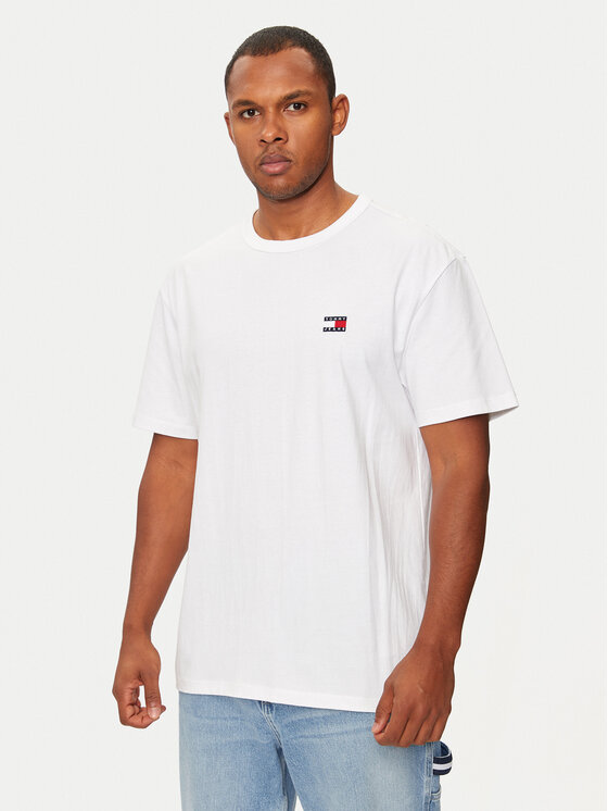 

Футболка обычного кроя DM0DM17995 Tommy Jeans, белый