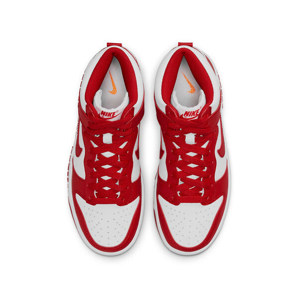 Кроссовки данк высокие Nike, белый — фото 4