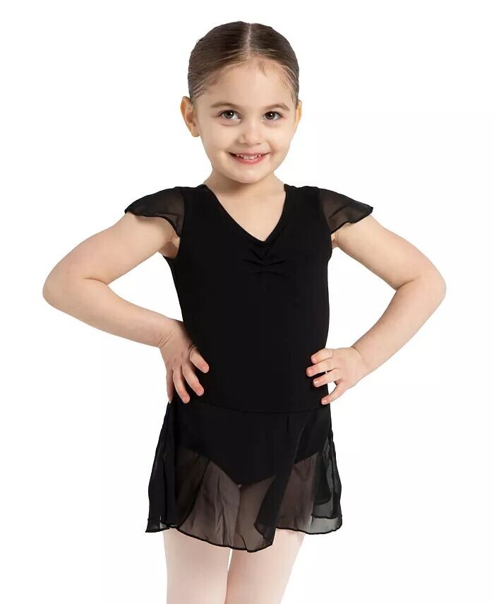 

Платье для девочек с рукавами-крылышками Capezio, черный