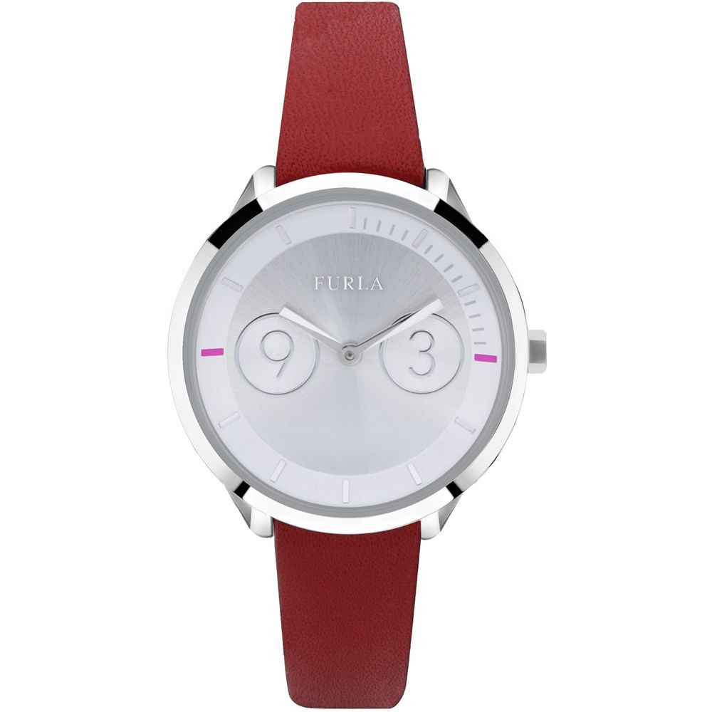 

Красные кожаные часы Furla