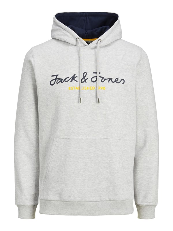 

Пуловер с капюшоном Jack & Jones, серый