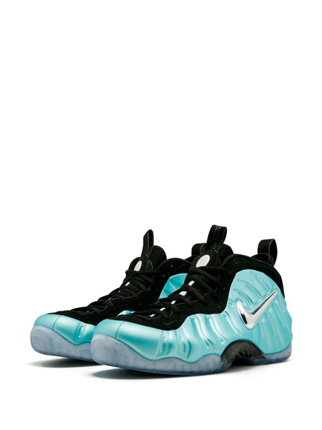Кроссовки Nike Air Foamposite Pro, голубой/черный — фото 2