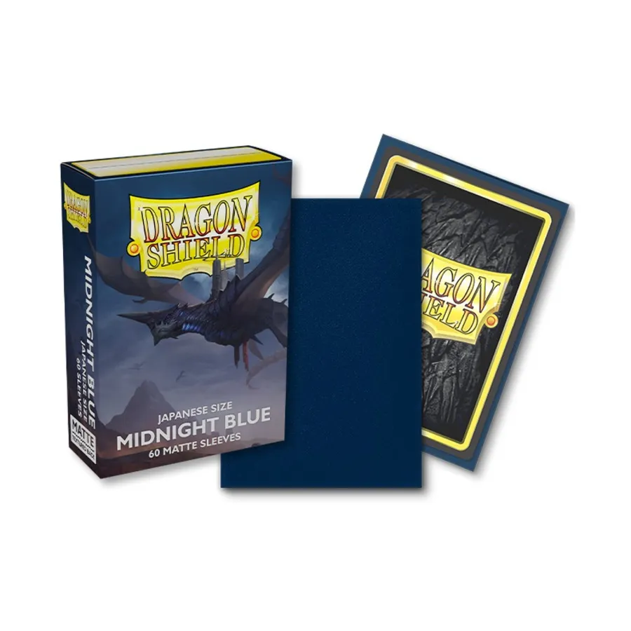 

Японские рукава — матовый полуночный синий (60), Dragon Shield - Card Sleeves - Japanese