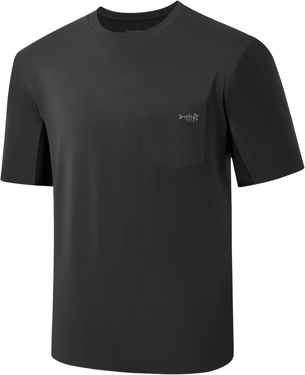 

BASSDASH мужская футболка с карманом UPF 50+ для рыбалки и спорта