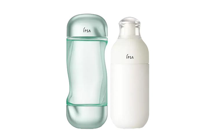 Набор для увлажнения 9th SE Water Lotion IPSA, Mixed dry sensitive skin SE3 белый 175ml + SE3 flowing золотой water 200ml — фото 3