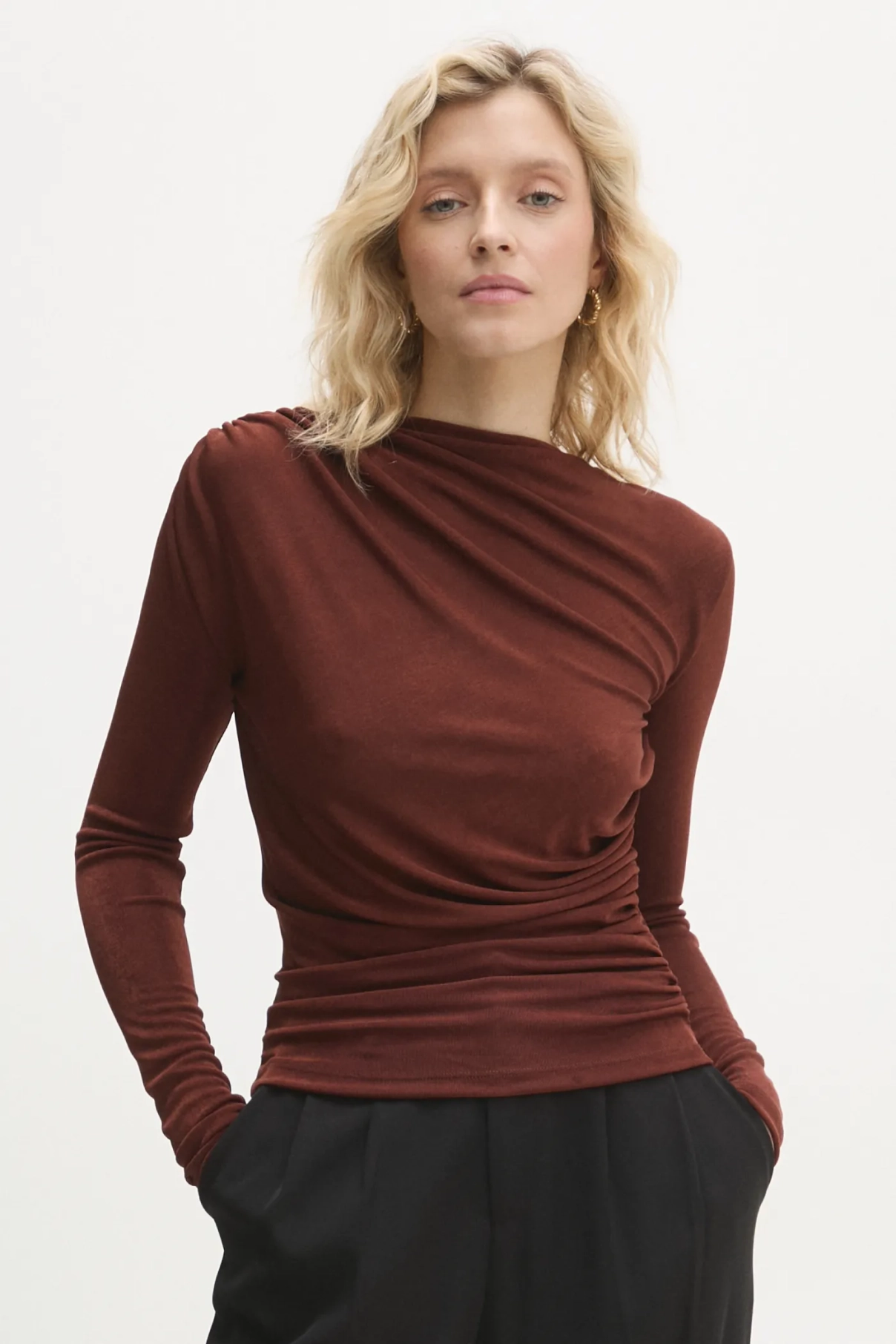 

Блуза Answear Lab, коричневый