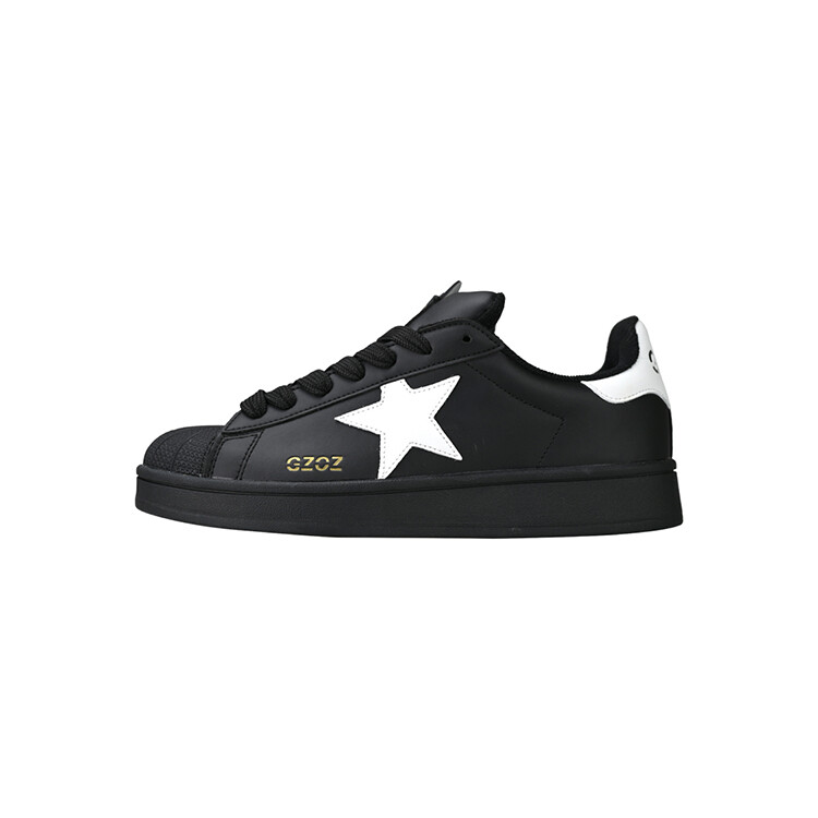

Кроссовки GZOZ Skateboarding Shoes Unisex Low-top Black/White, черный