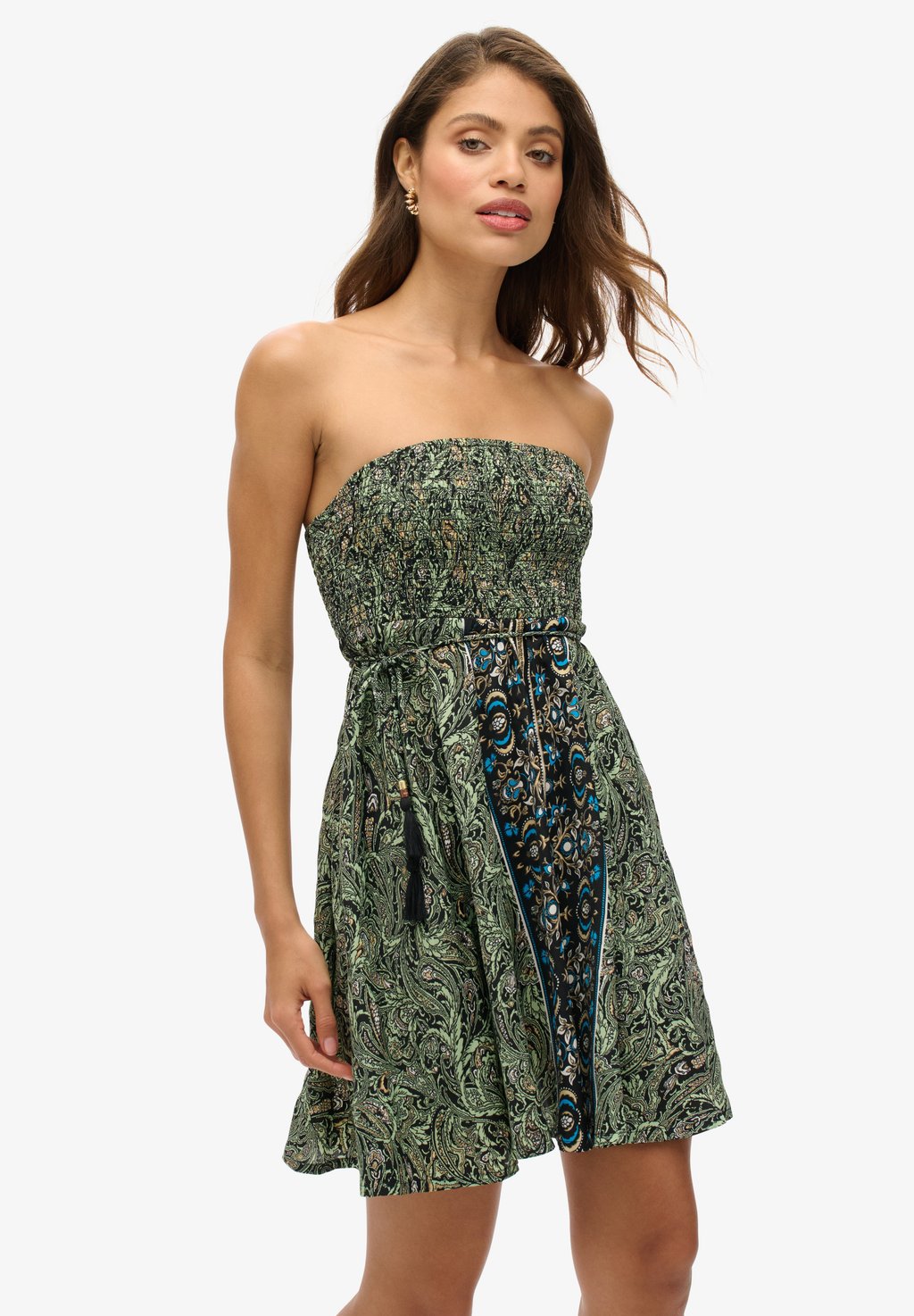 

Повседневное платье TROPEZ BANDEAU Superdry, зеленый