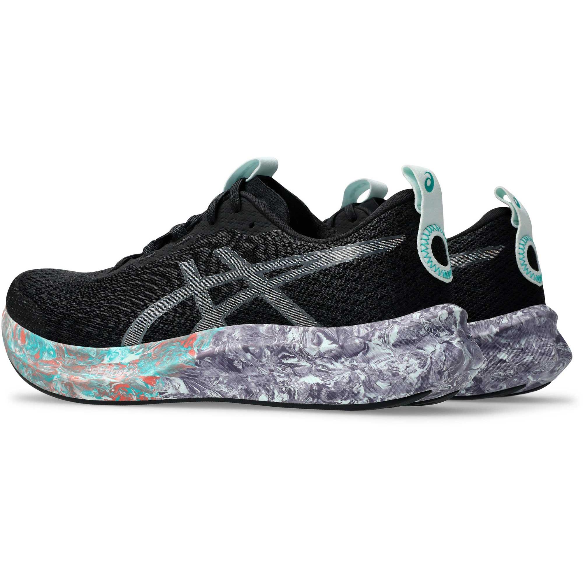 Мужские беговые кроссовки NOOSA TRI 16 Asics, Black/Soothing Sea — фото 4