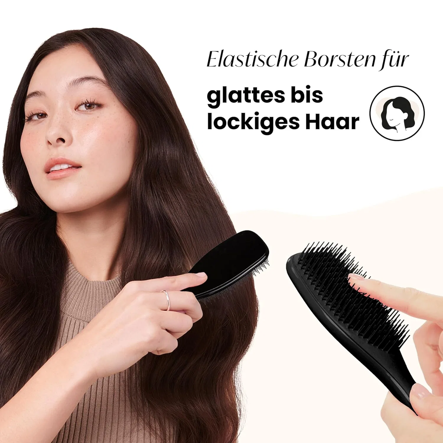 Щетка для влажных и сухих волос «Ultimate Detangler Midnight Black» от Tangle Teezer Tangle Teezer, Black — фото 4