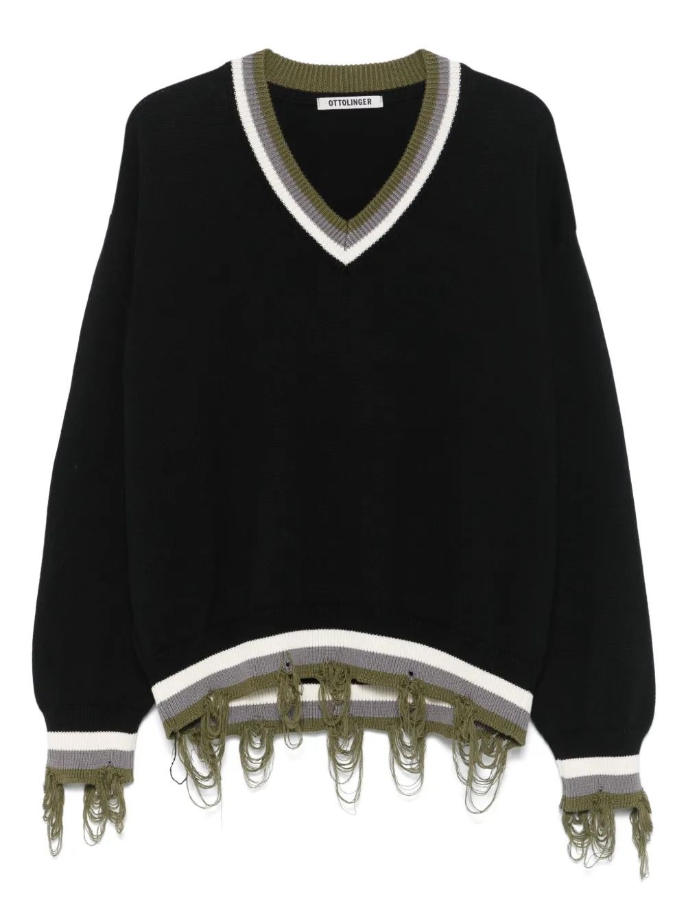 

Свитер из органического хлопка Ottolinger, черный