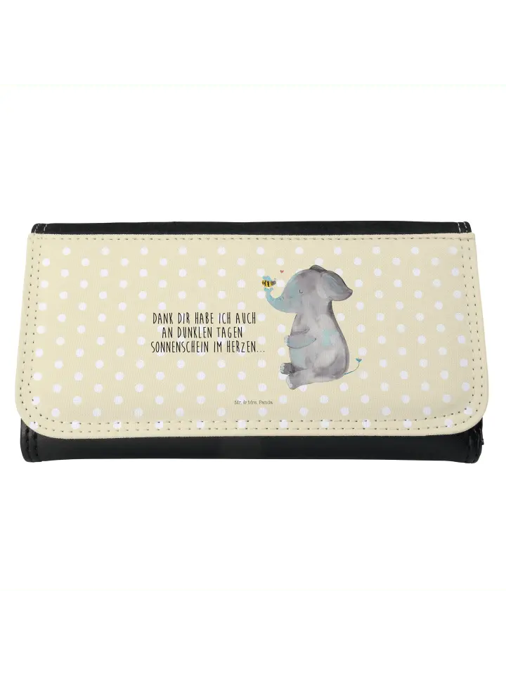 

Кошелек Mr. & Mrs. Panda, желтый пастельный