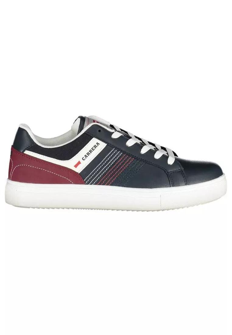 

Кроссовки с контрастным логотипом и шнурками Carrera, синий