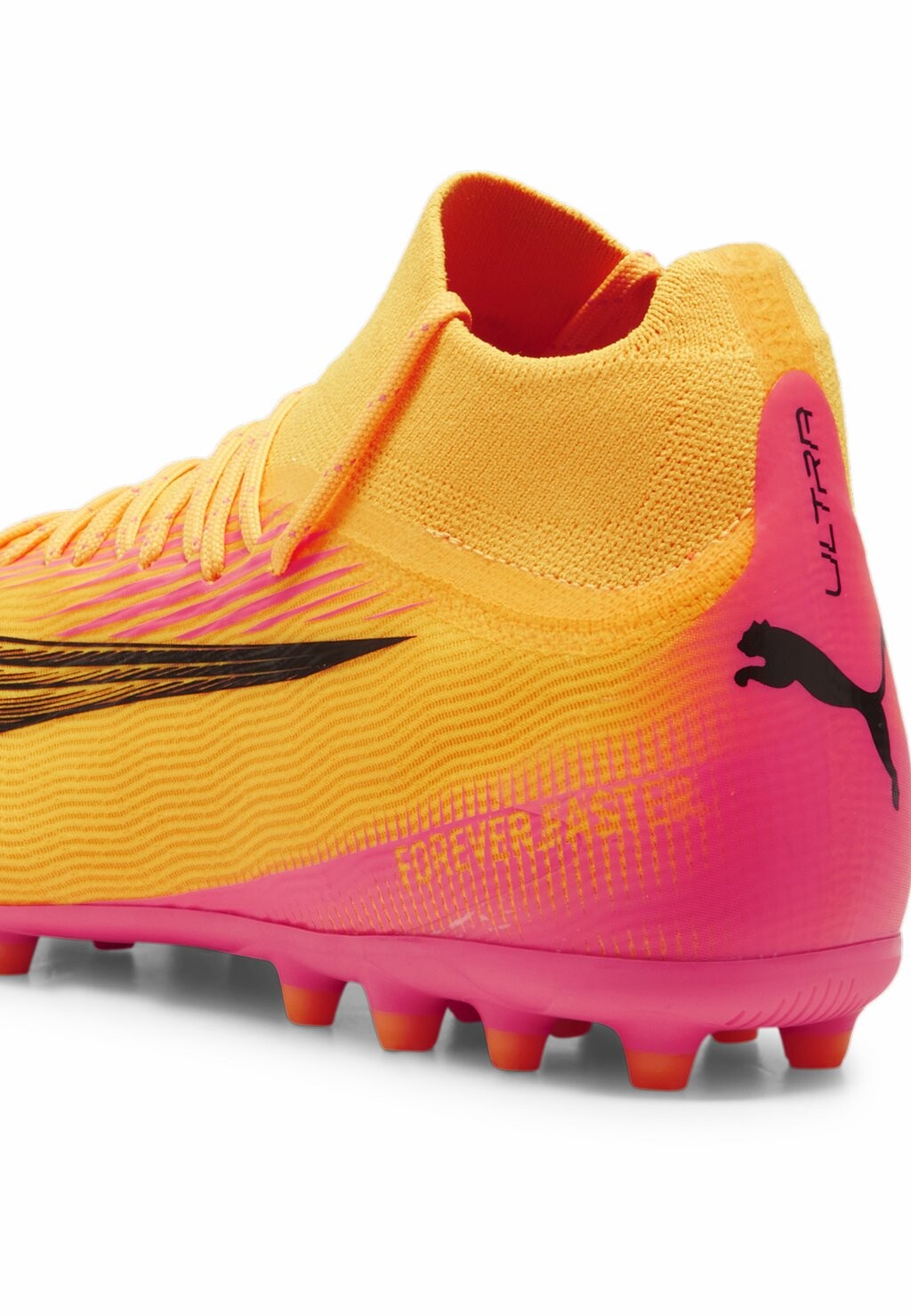 

Футбольные бутсы с шипами Ultra Pro Mg Puma, солнечный поток, черный закатный свет