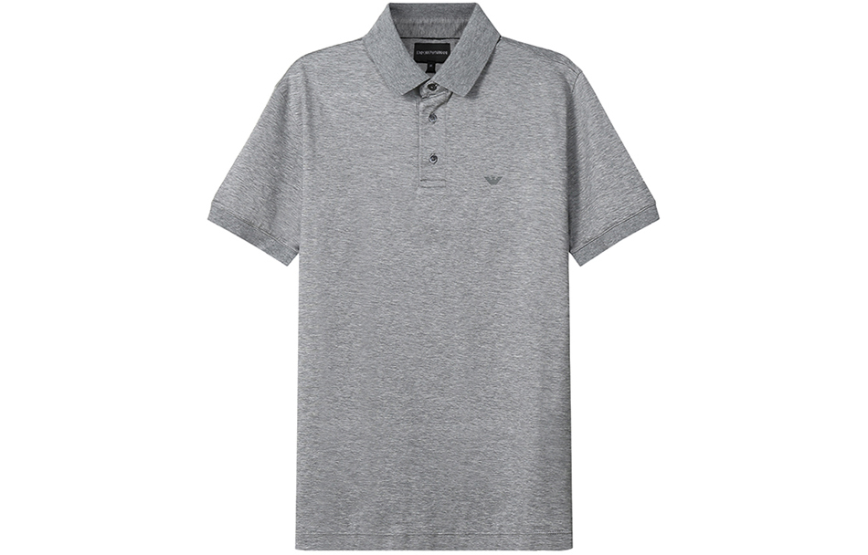 

Футболка поло мужская серая EMPORIO ARMANI