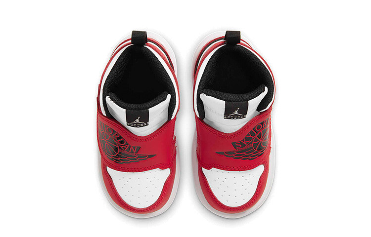 Кроссовки Jordan Sky Jordan 1 White Black University Red TD — фото 4