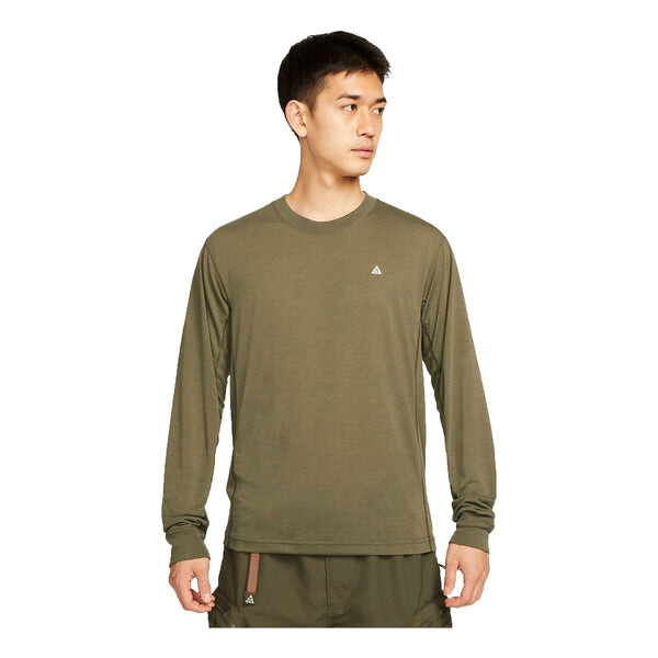 

Футболка Dri Fit Acg Logo с длинным рукавом Nike, зеленый