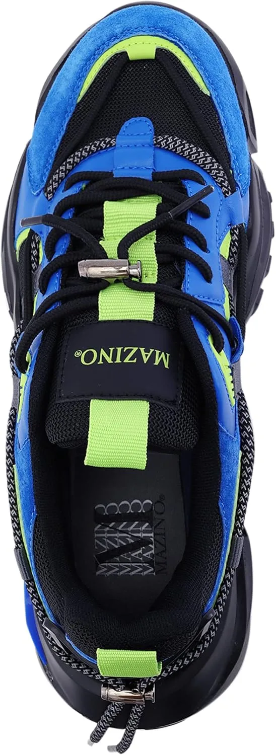 Мужские кроссовки Mazino Oasis Fashion Chunky Sneakers - спортивная повседневная обувь для мужчин, голубой — фото 4