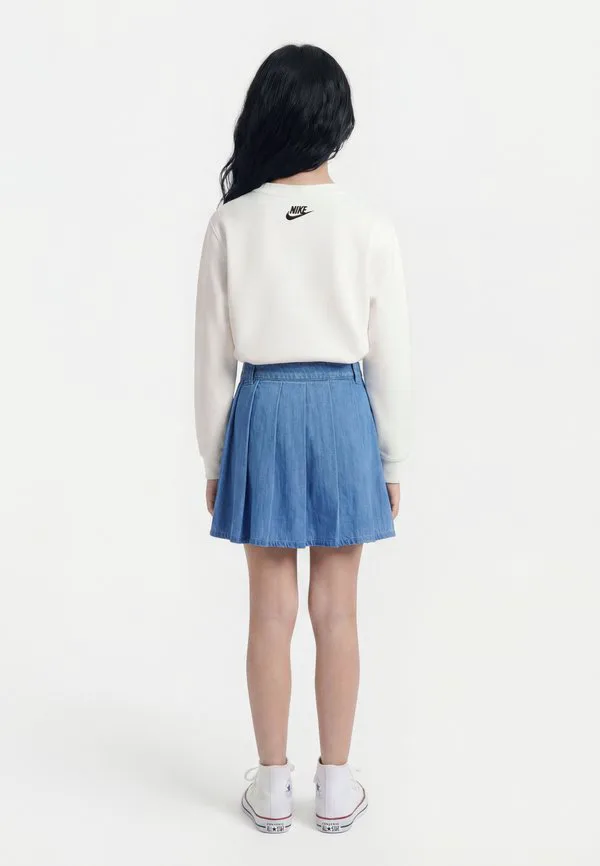 Складчатая юбка когастра Only Girls, Medium Blue Denim — фото 2