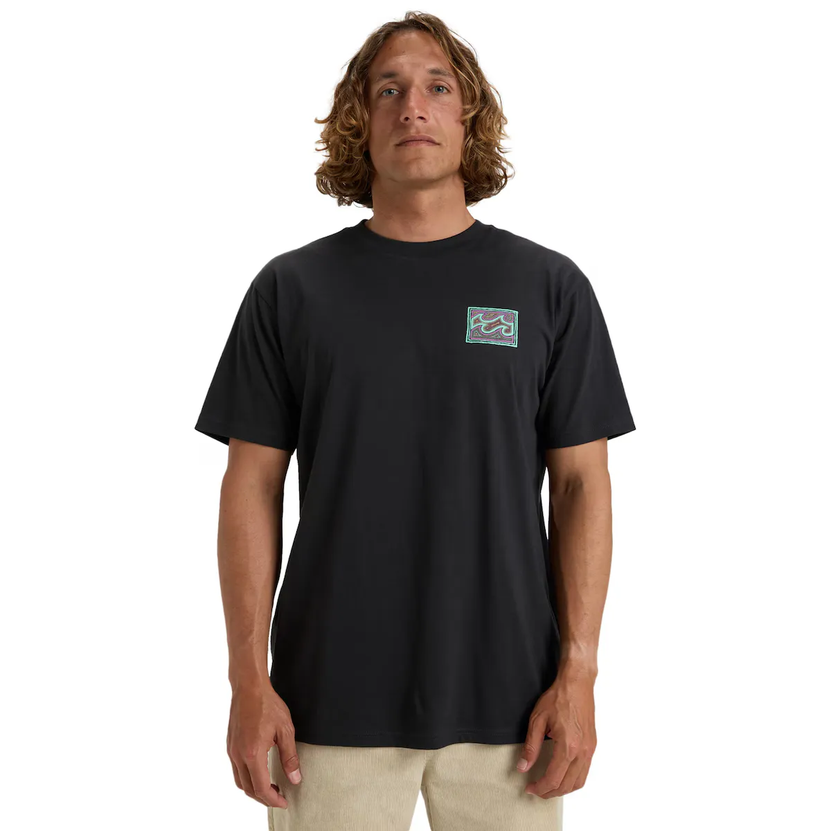 

Мужская футболка с карандашом Wave Billabong, чёрный
