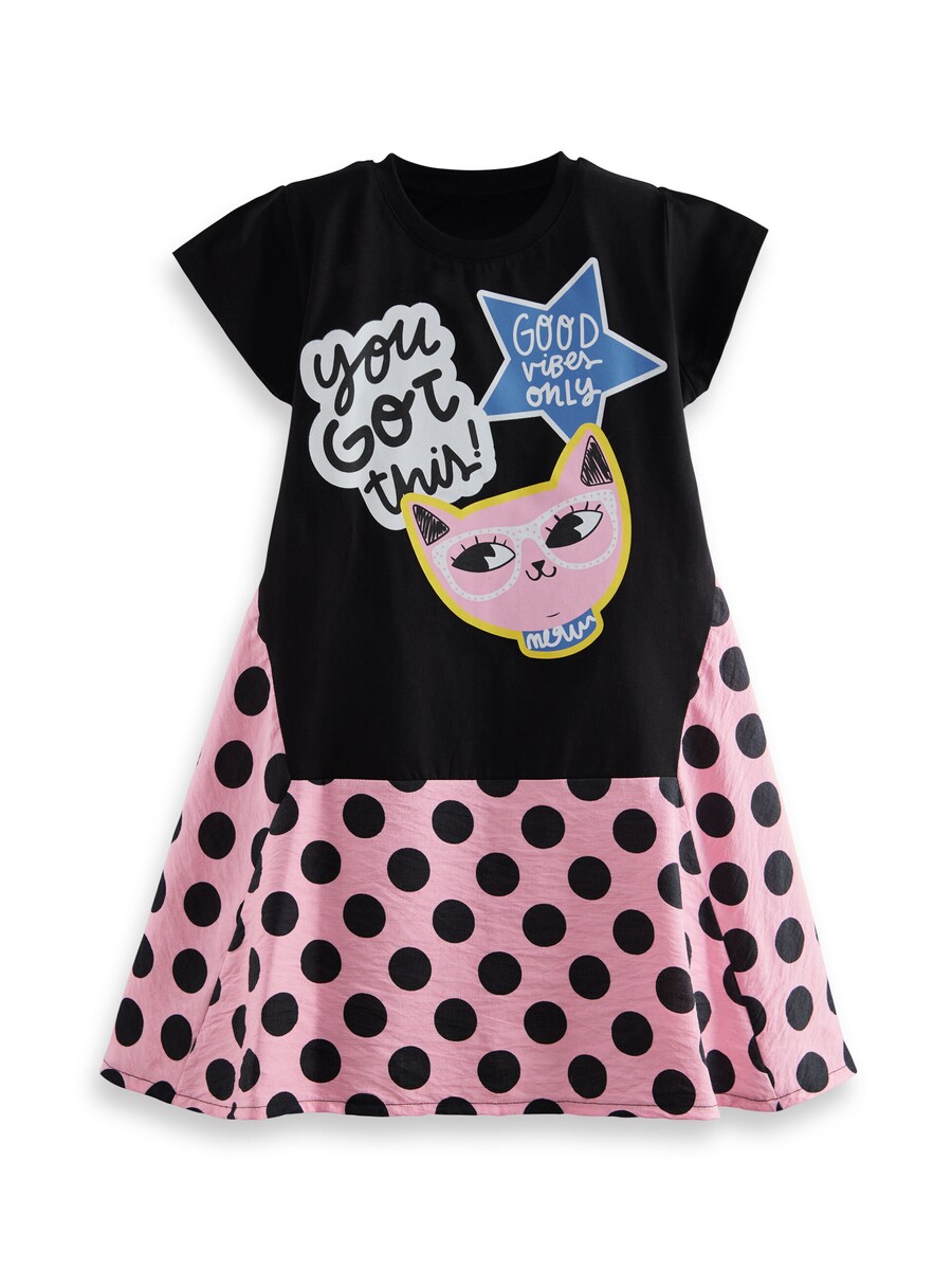 

Платье Denokids Cool Kitty, цвет mottled pink