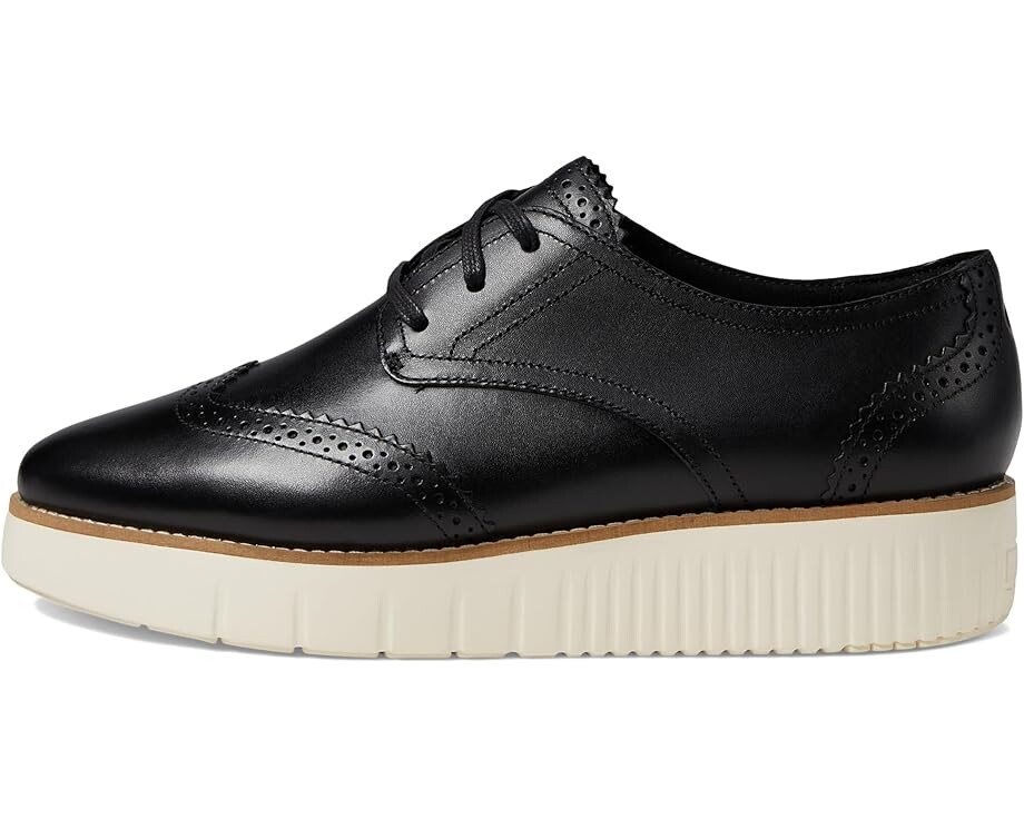 Оксфорды Cole Haan Grand City Platform Oxford, цвет Black/Ivory — фото 4