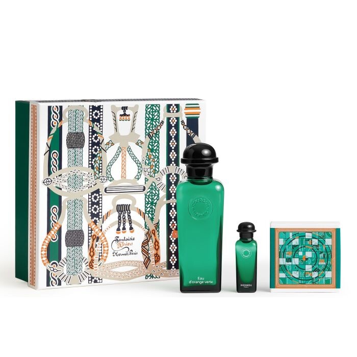 

Туалетная вода унисекс Eau d'Orange Verte Estuche Hermes, EDC 100 ml + Jabón + Mini