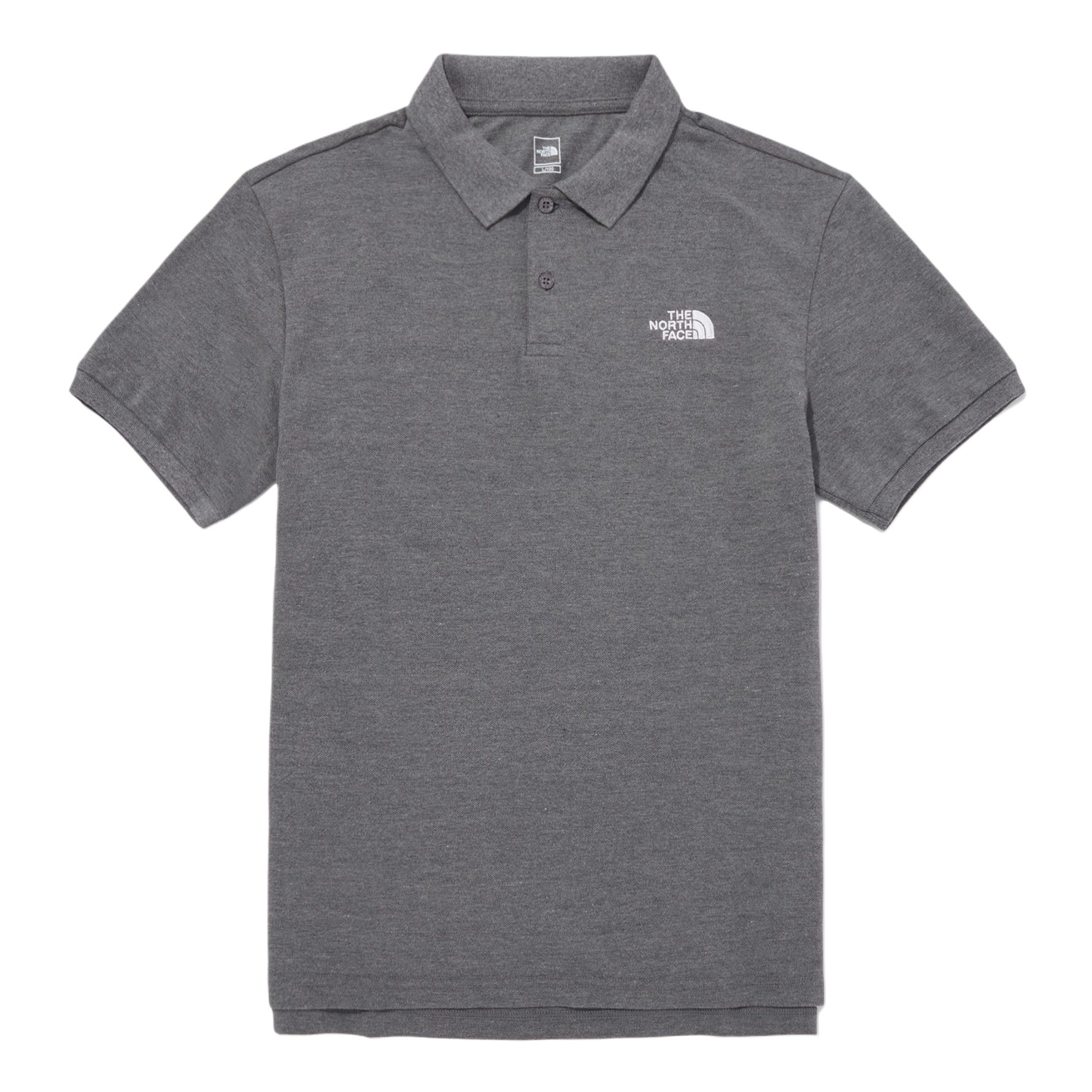

Классическая поло на каждый день мужская heather gray THE NORTH FACE, серый