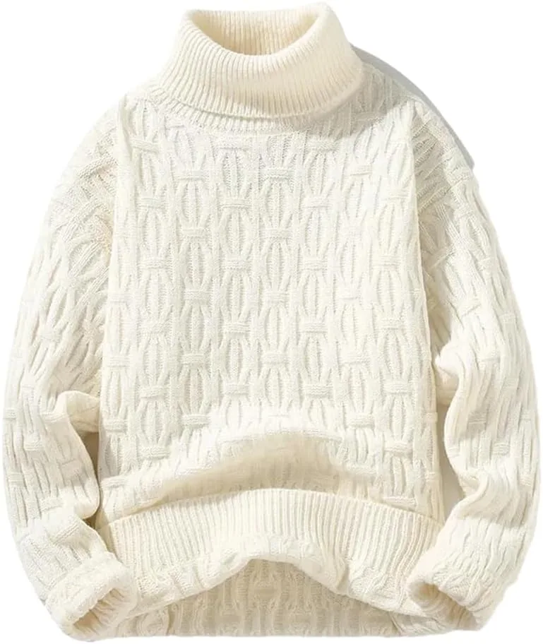 

Мужской свитер-водолазка осенне-зимний