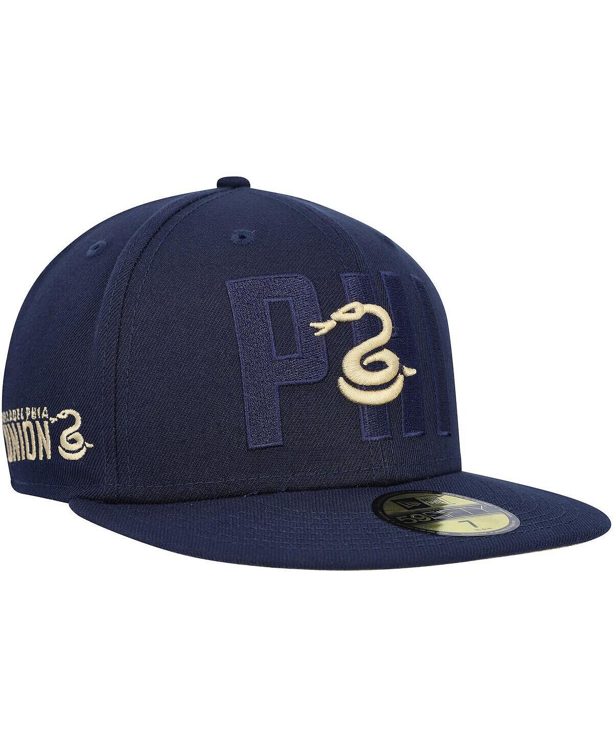 

Мужская темно-синяя приталенная шляпа Philadelphia Union Kick Off 59FIFTY New Era