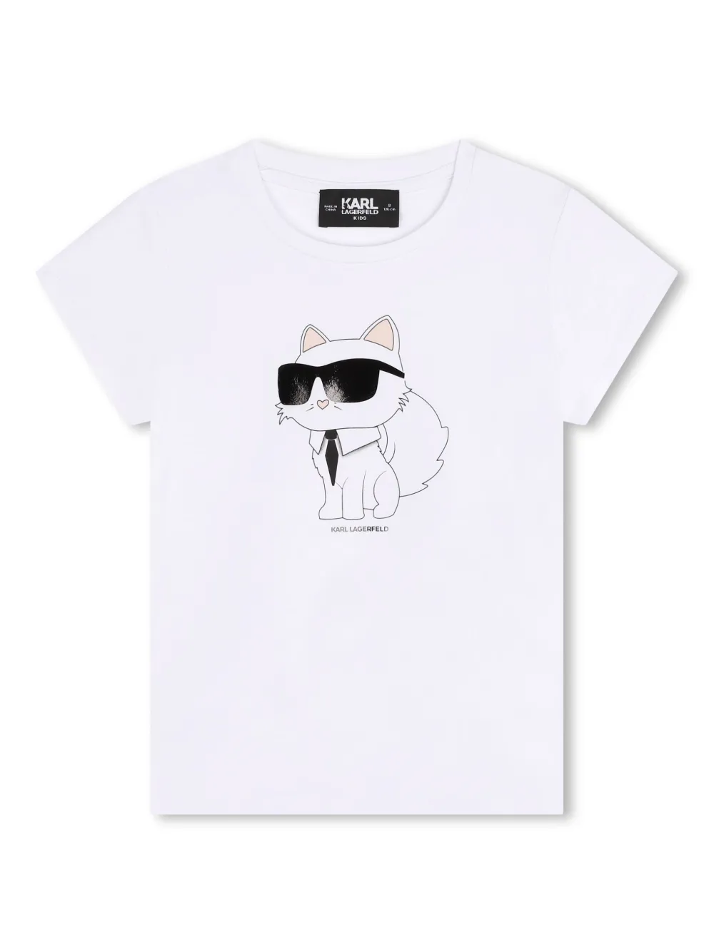 

Футболка Ikon Choupette KARL LAGERFELD KIDS, белый