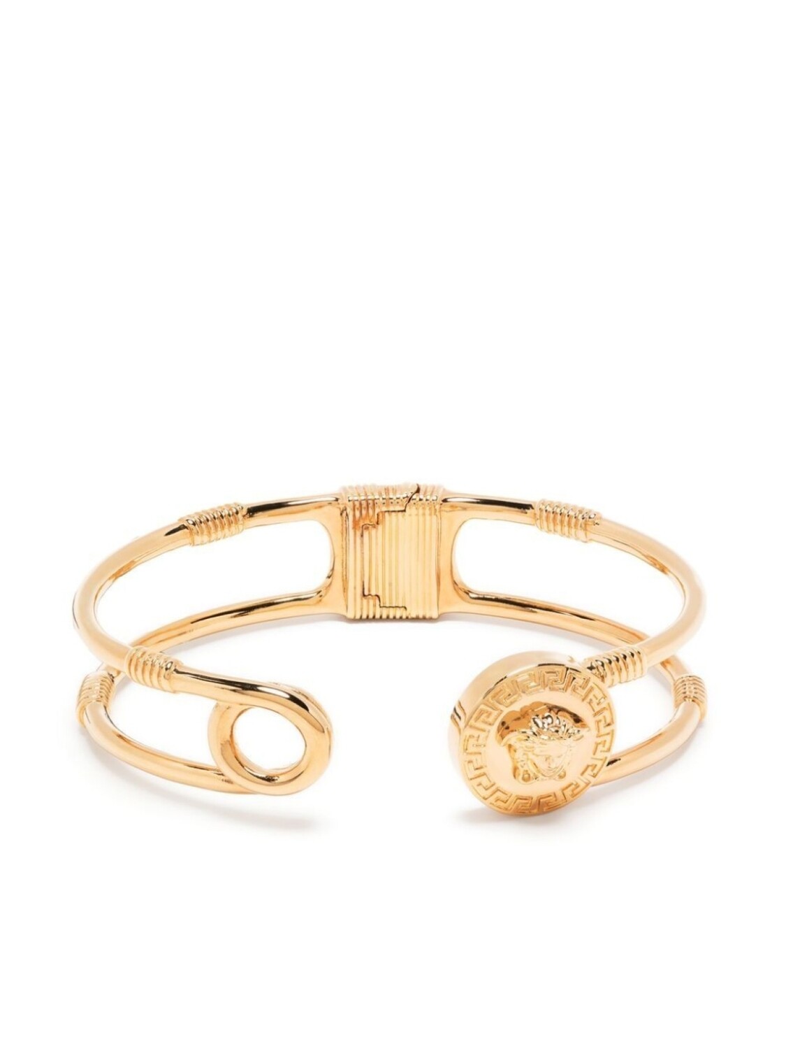 

Браслет-кафф Safety-Pin Versace, золотой