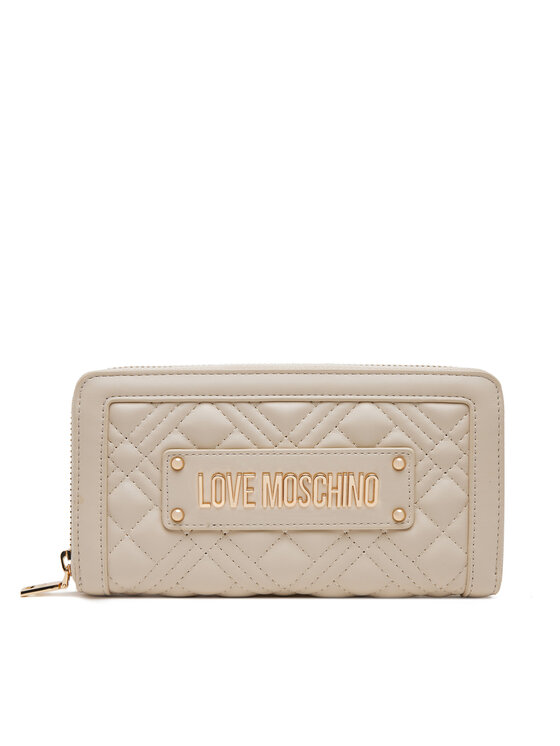 

Большой женский кошелек JC5600PP1MLA0110 Love Moschino, бежевый