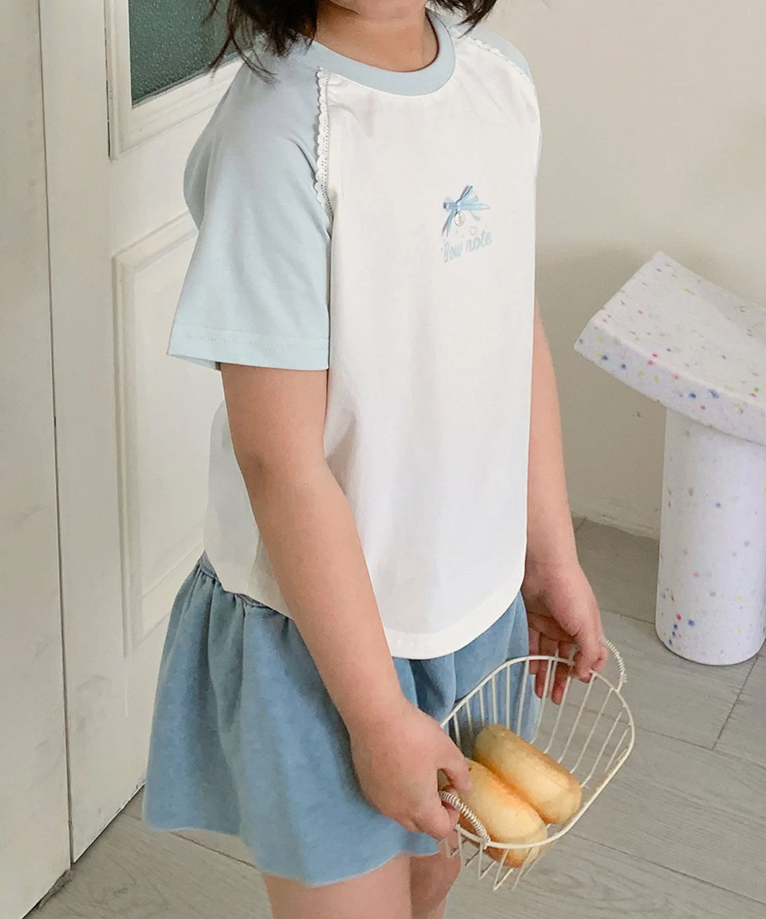 Детская футболка-реглан [aimoha-KIDS-] с лентой Aimoha Kids, blue — фото 4