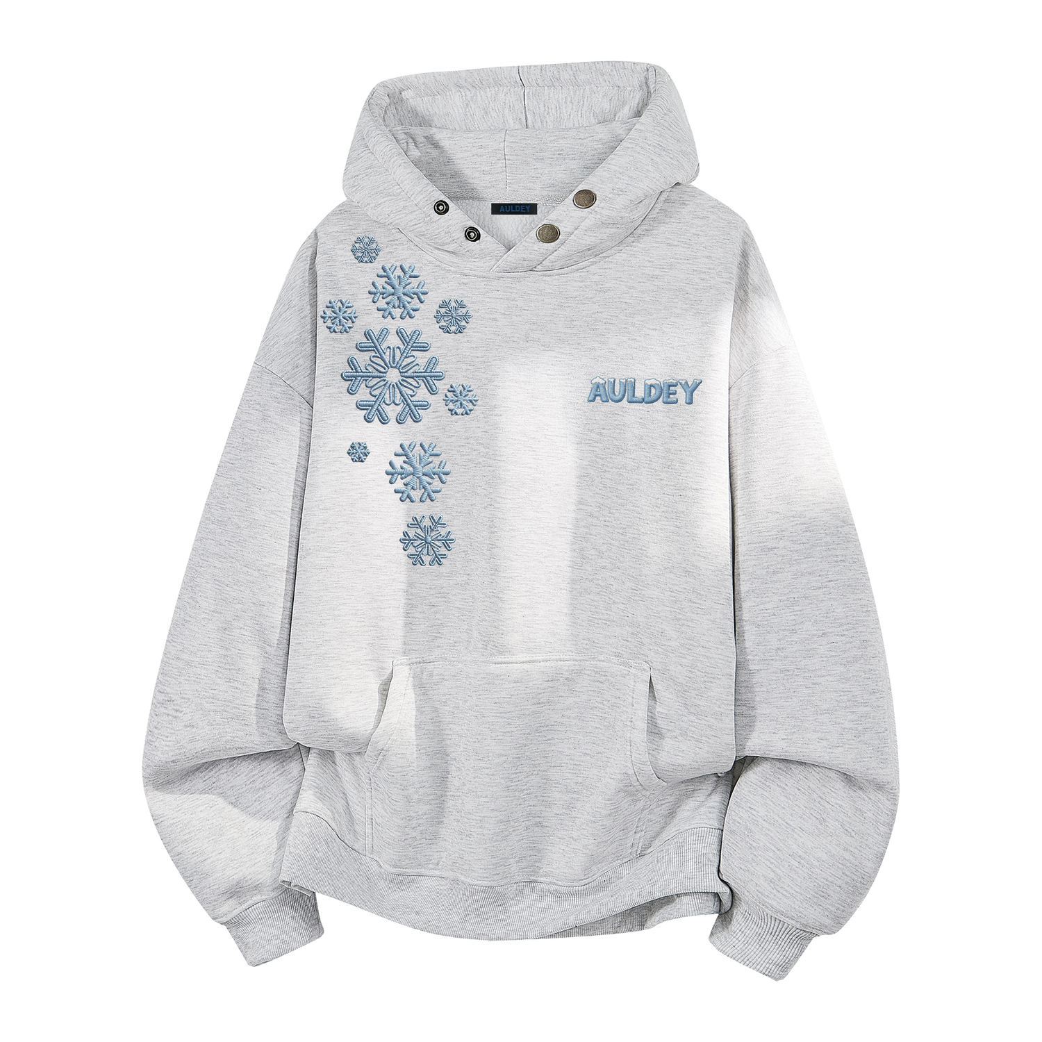 

Толстовка Unisex Hooded Moderate Regular AULDEY, heather серый[heavyweight thickened and fleece-lined]