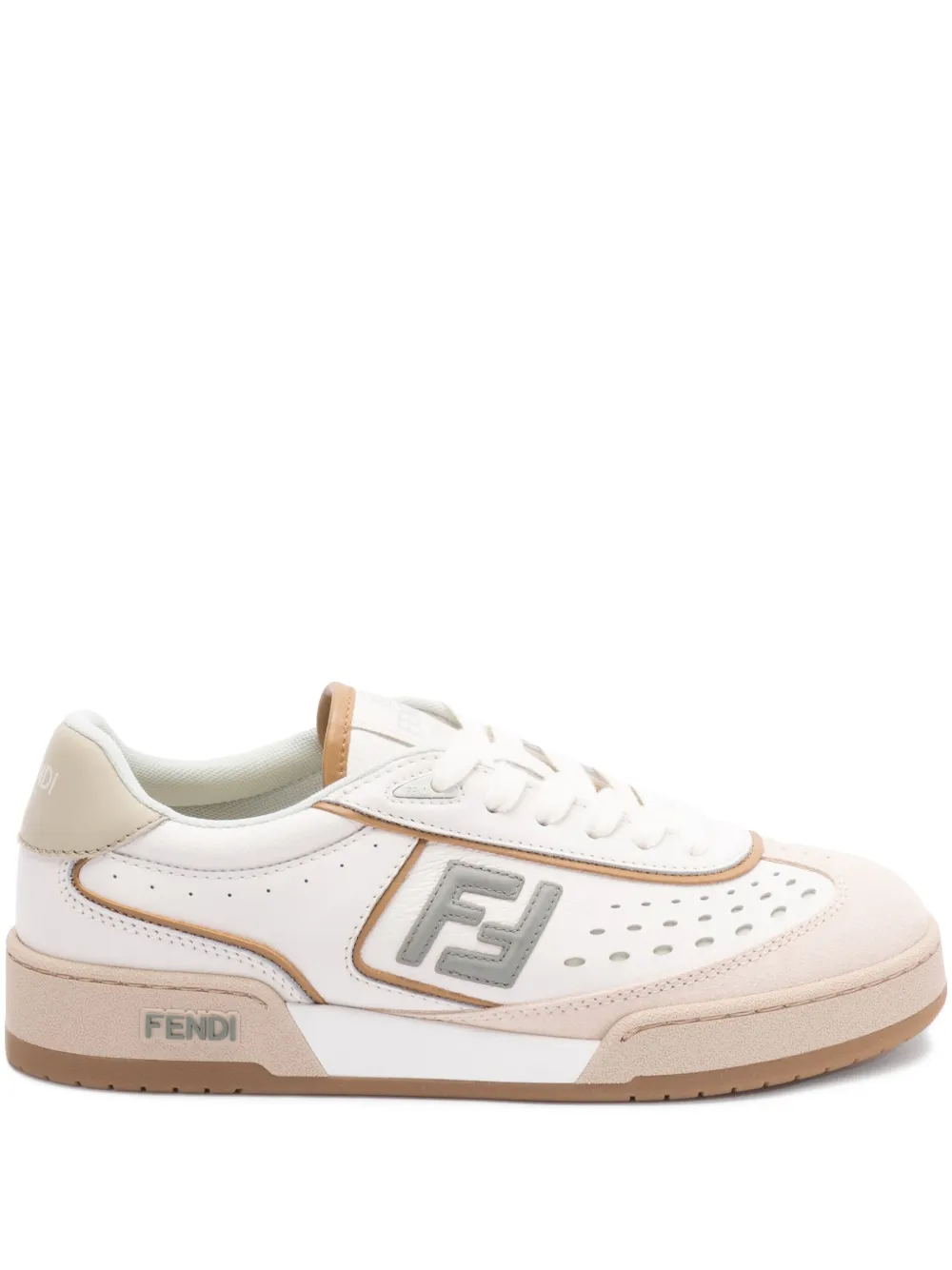 Кроссовки match FENDI, белый