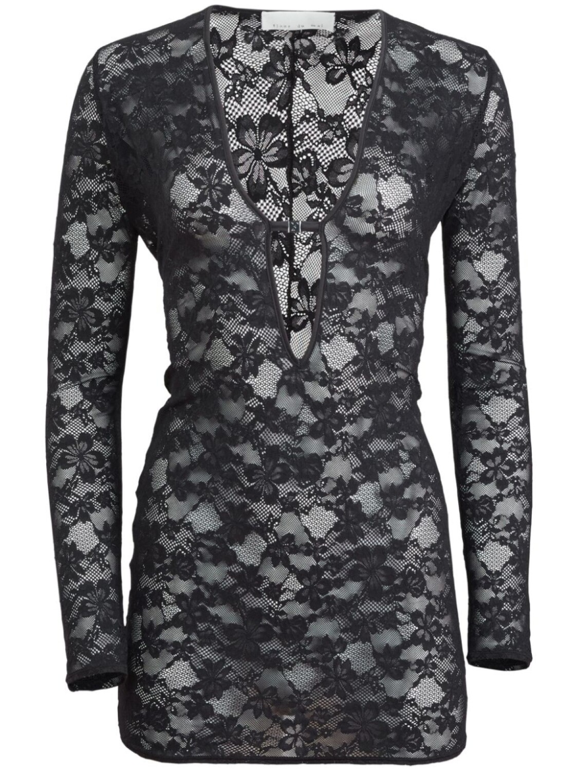 

Мини-платье Le Stretch Lace Fleur Du Mal, черный