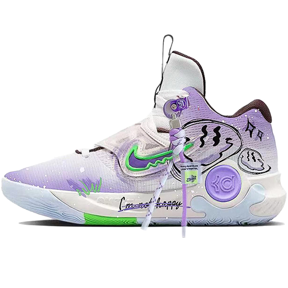 

Nike Баскетбольные кроссовки KD Trey 5 X KD EP, износостойкие, средний верх, мужские, фиолетовые