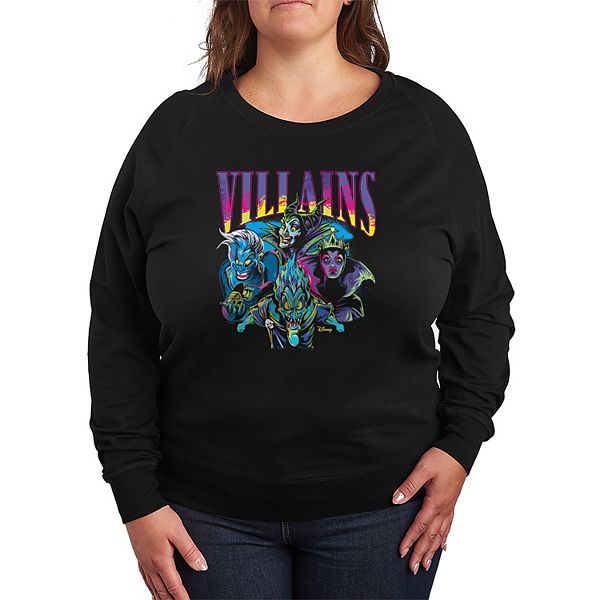 

Футболка с длинным рукавом Villains French Terry Plus Size Disney