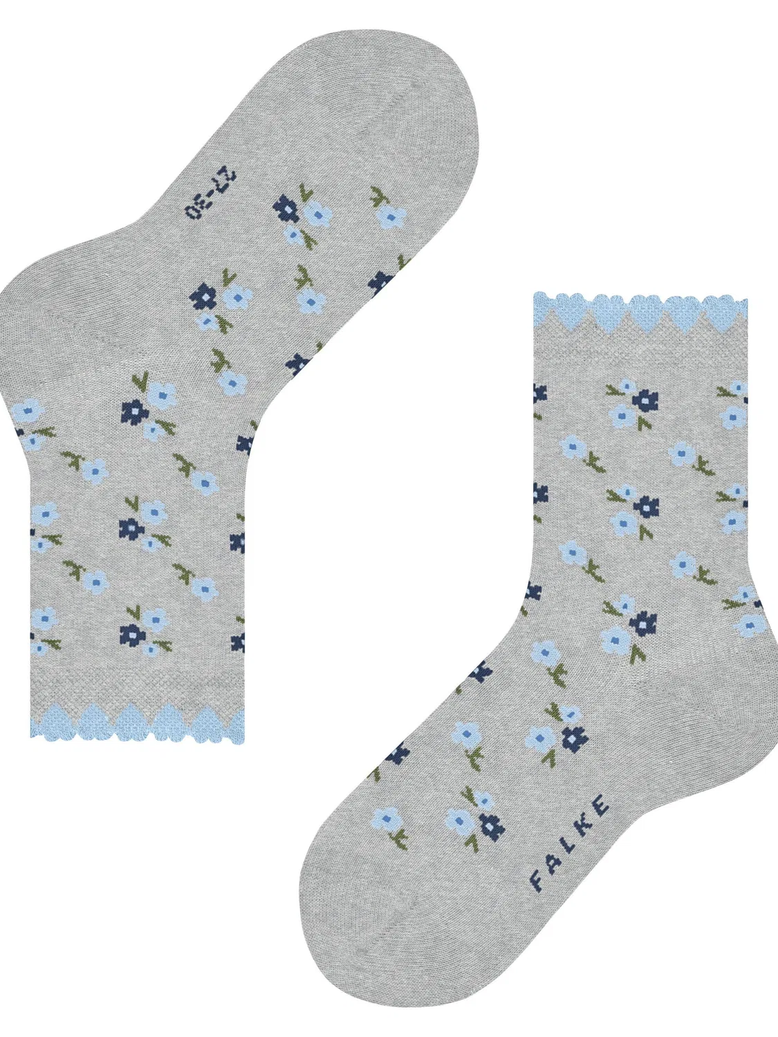 Носки Falke Ditsy Flowers серого цвета — фото 2