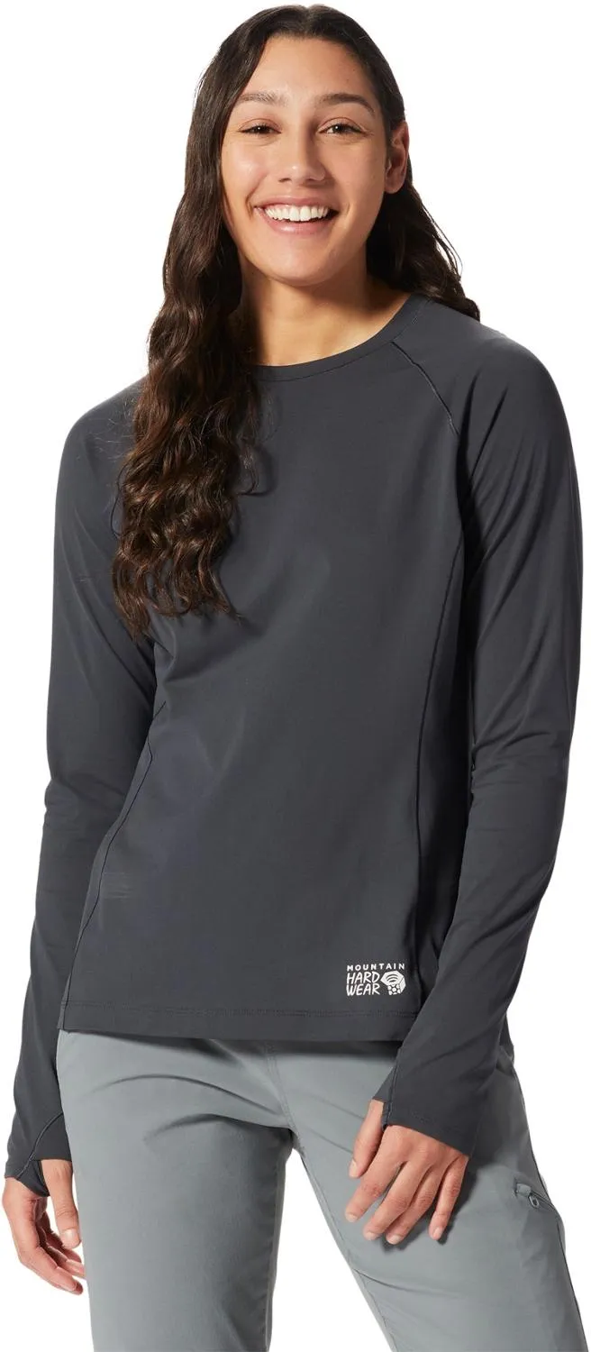

Горная эластичная футболка с длинным рукавом Mountain Hardwear, Black