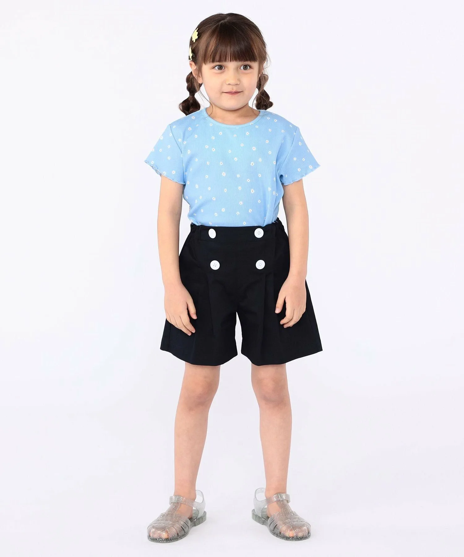 Детские шорты-кюлоты для кораблей: 100–130 см / Морские брюки SHIPS KIDS, Navy — фото 4