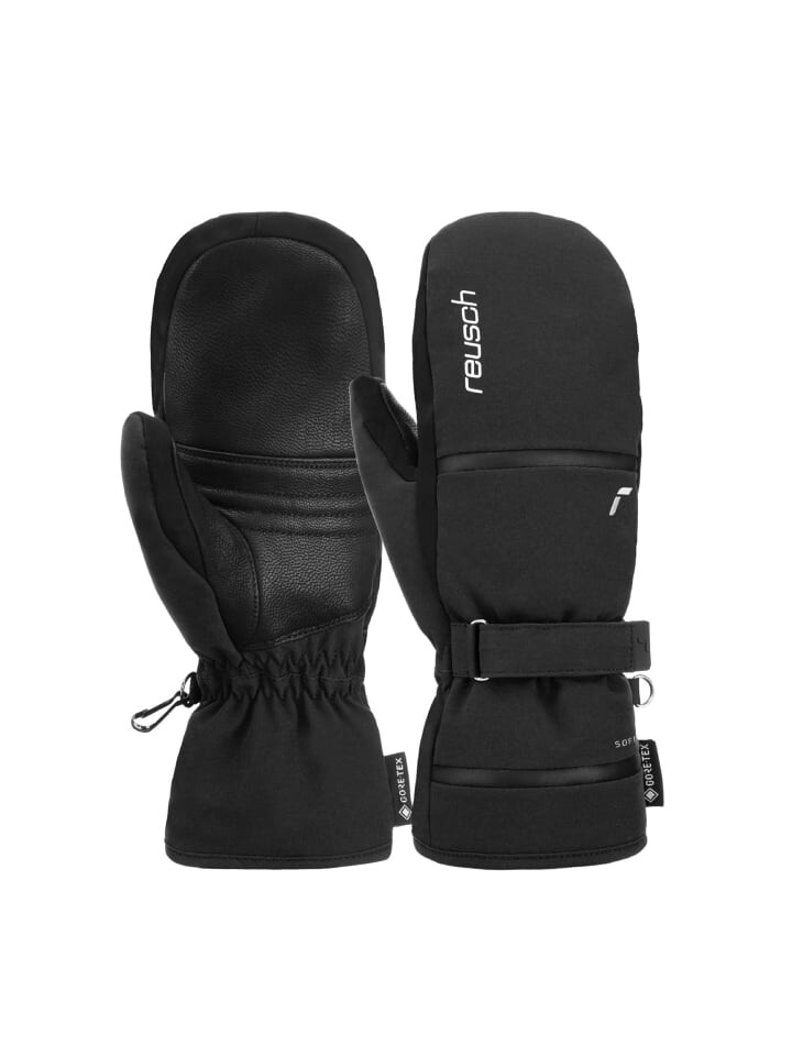 

Рукавицы Reusch Fäustlinge Alessia GORE-TEX Mitten, цвет 7702 black/silver
