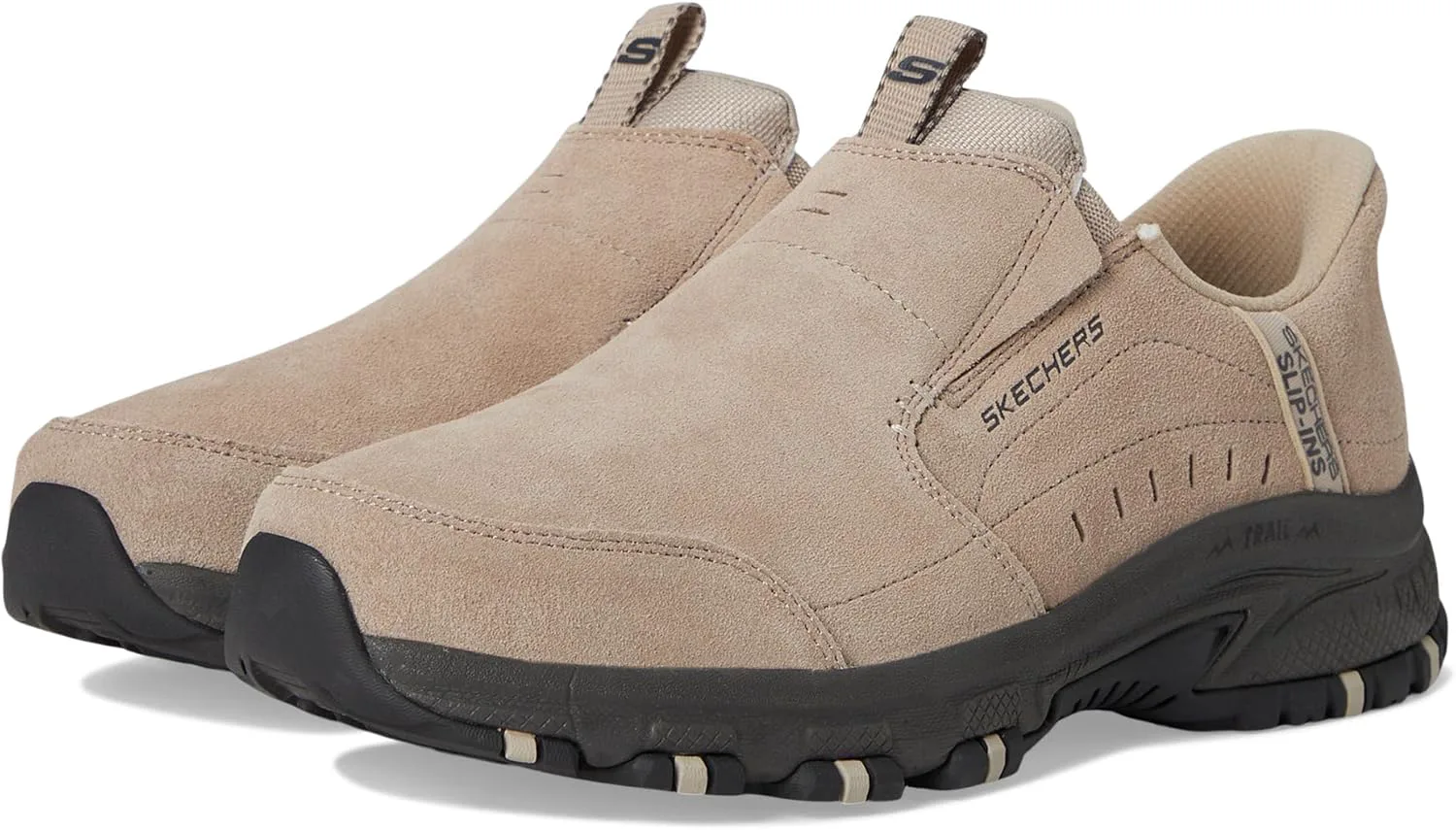Мужские кроссовки Skechers Hillcrest Cedar Root с удобной посадкой без шнурков